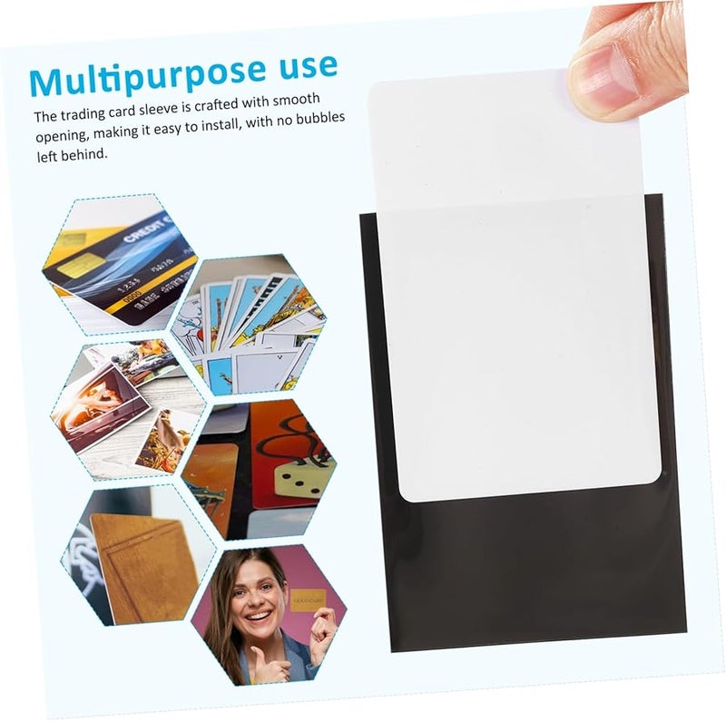 200 Pcs Matte Soft Card Sleeves CPP Material Protectors for Trading Sports Game Business Cards - Image 2